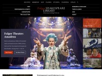 Desktop screenshot for folger.edu