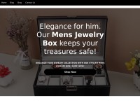Desktop screenshot for mensjewelrybox.store