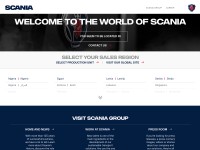 Desktop screenshot for scania.com