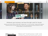 Desktop screenshot for mastercardbusiness.com