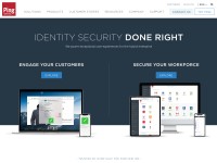 Desktop screenshot for pingidentity.com