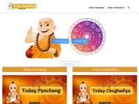Desktop screenshot for todaypanchang.com