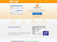 Desktop screenshot for bitcomet.com