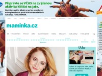 Desktop screenshot for maminka.cz