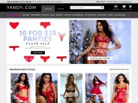 Desktop screenshot for yandy.com
