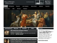 Desktop screenshot for historyofphilosophy.net