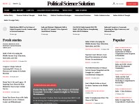 Desktop screenshot for politicalsciencesolution.com