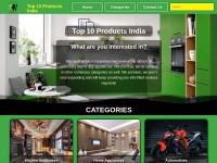 Desktop screenshot for top10productsindia.in