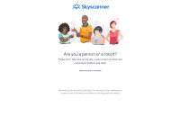 Desktop screenshot for skyscanner.ca