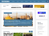 Desktop screenshot for isixsigma.com