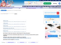 Desktop screenshot for animelyrics.com