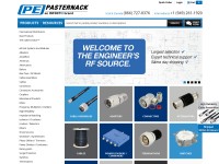 Desktop screenshot for pasternack.com