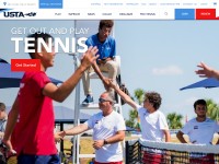 Desktop screenshot for usta.com