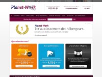 Desktop screenshot for planet-work.com