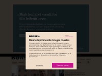 Desktop screenshot for borsen.dk