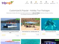 Desktop screenshot for tripraja.com