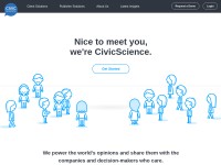 Desktop screenshot for civicscience.com