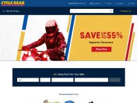 Desktop screenshot for cyclegear.com