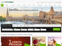 Desktop screenshot for viajeselcorteingles.es