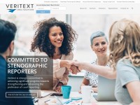 Desktop screenshot for veritext.com