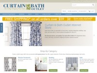 Desktop screenshot for curtainandbathoutlet.com