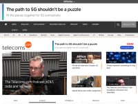 Desktop screenshot for telecoms.com