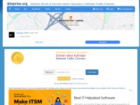 Desktop screenshot for siteprice.org