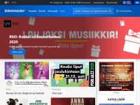 Desktop screenshot for ticketmaster.fi