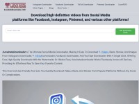 Desktop screenshot for iloveinstadownloader.com