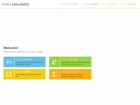 Desktop screenshot for meta-calculator.com