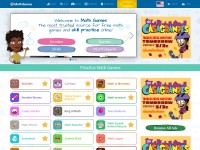 Desktop screenshot for mathgames.com