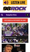 How 98online.com looks like on a mobile device such as an iPhone.