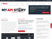 Desktop screenshot for tmforum.org