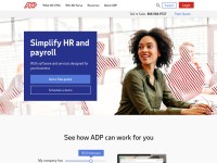 Desktop screenshot for adp.com