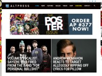Desktop screenshot for altpress.com