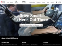 Desktop screenshot for mitsubishielectric.com