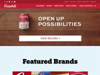 Desktop screenshot for campbells.com