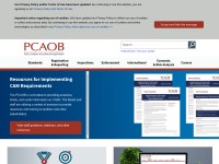 Desktop screenshot for pcaobus.org