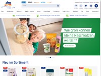 Desktop screenshot for dm.de