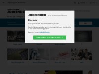 Desktop screenshot for jobfinder.dk