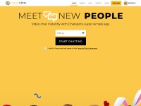 Desktop screenshot for chatspin.com