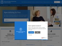Desktop screenshot for mskcc.org