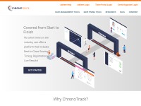 Desktop screenshot for chronotrack.com