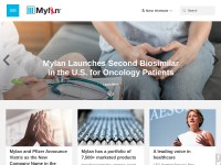 Desktop screenshot for mylan.com