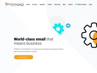 Desktop screenshot for synaq.com