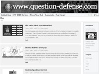 Desktop screenshot for question-defense.com