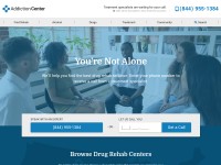 Desktop screenshot for addictioncenter.com