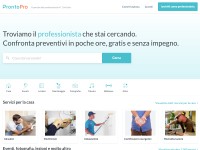 Desktop screenshot for prontopro.it