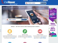 Desktop screenshot for tellows.com