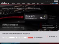 Desktop screenshot for audinate.com